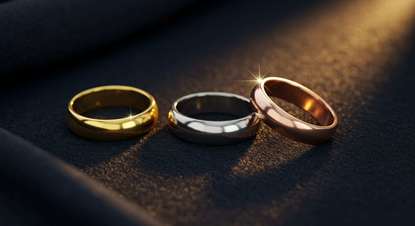 Mengapa Warna Emas Berbeza? Emas Putih, Kuning, dan Rose Gold