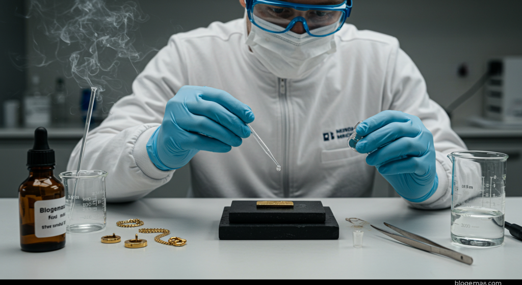 cara mengenal pasti emas