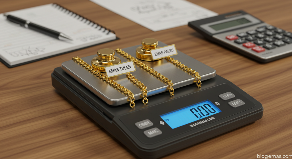 cara mengenal pasti emas