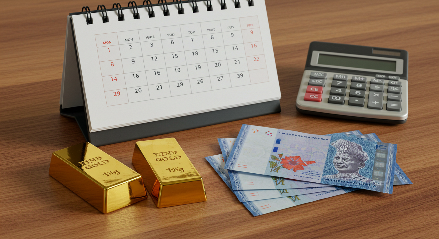 Simpan Emas Setiap Bulan: Berapa Gram Patut Disimpan?