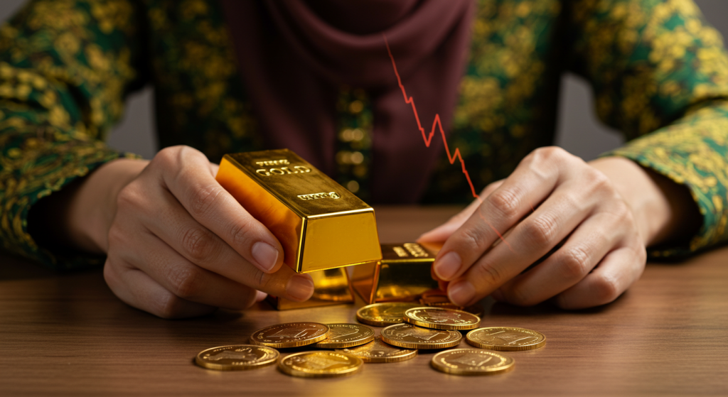 simpan emas sebagai aset