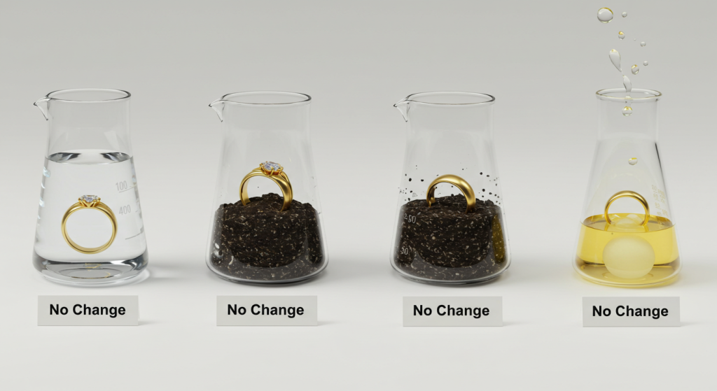 mengapa emas tidak berkarat